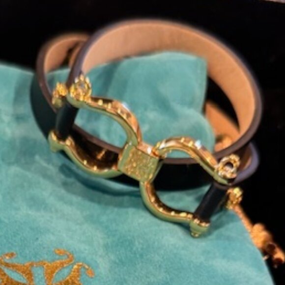 Rustic Cuff Double Wrap bracelet - Picture 3 of 3